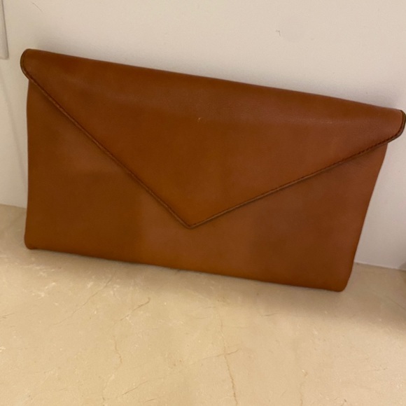 Super soft leather clutch. - Picture 1 of 6